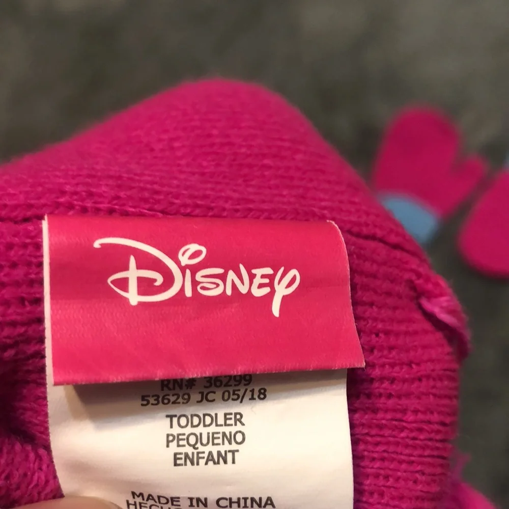 Minnie Mouse Hat & Mittens Set